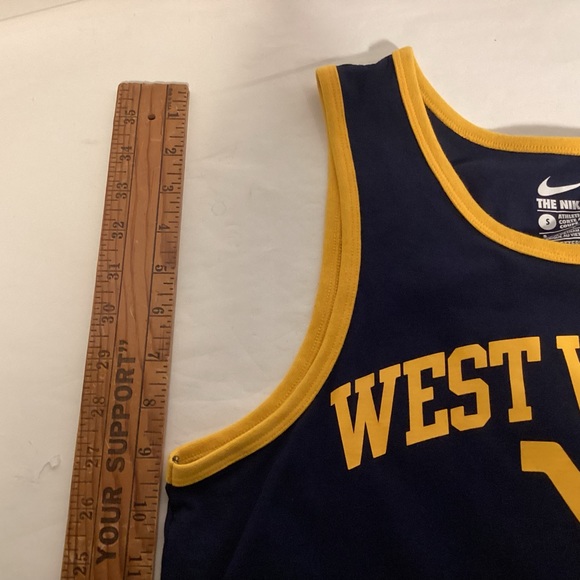West Virginia Mountaineers Women’s basketball jersey size small Nike Dri-Fit - Picture 10 of 11